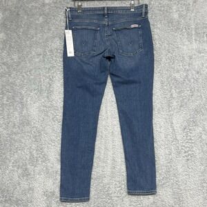 Hudson Jeans Womens 30 Blue Krista Skinny Medium Wash Denim Stretch Whiskering